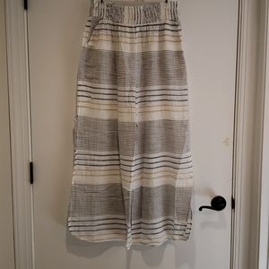 Split Side Leg Blue Island Beach Pants